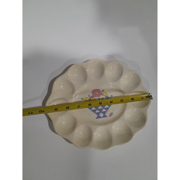 Vintage Treasure Craft Egg Plate - Picture 4 of 4